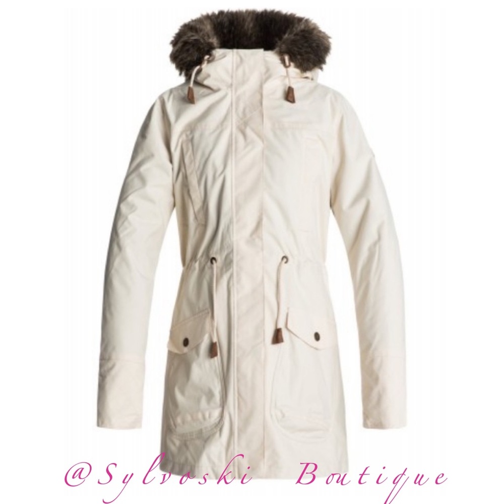 🔥Roxy Amy Waterproof Parka Winter Snow Jacket NWT - Picture 2 of 12